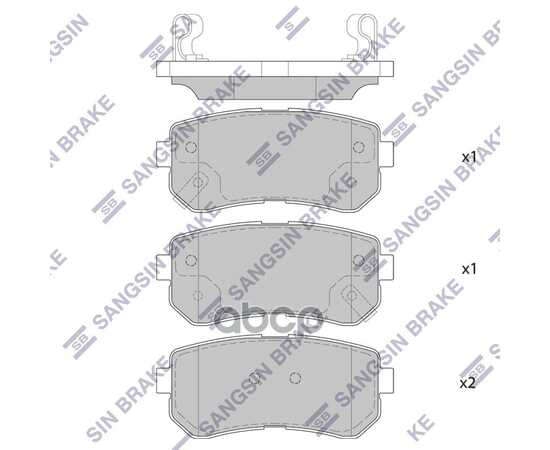 Купить КОЛОДКИ ЗАДНИЕ HYUNDAI I20, IX20 SP4113