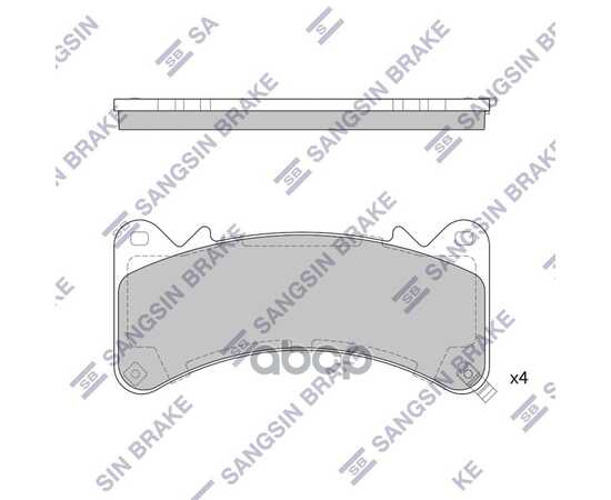 Купить КОЛОДКИ ПЕРЕДНИЕ CADILLAC ESCALADE 2016- SP4115