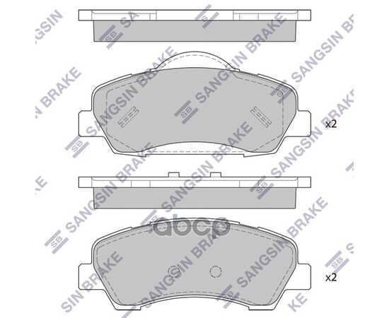 Купить КОЛОДКИ ПЕРЕДНИЕ PEUGEOT 301, 308 II SP4208