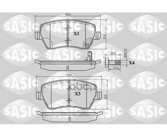 Купить КОЛОДКИ  ДИСКОВЫЕ LADA VESTA / RENAULT DUSTER / NISSAN NOTE, MICRA K12 6214011