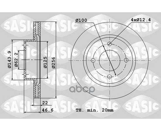 Купить ДИСКИ ТОРМОЗНЫЕ КОМПЛЕКТ 2ШТ HYUNDAI ACCENT 05-/I20 08-/KIA RIO II 05- 6106338