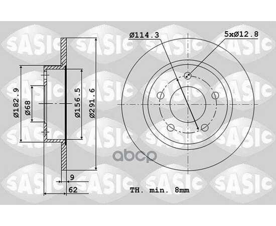 Купить ДИСКИ ТОРМОЗНЫЕ КОМПЛЕКТ 2ШТ NISSAN JUKE 10-/QASHQAI 07- 6106065