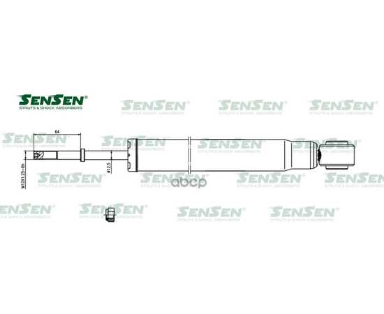 Купить АМОРТИЗАТОР ЗАДНИЙ TOYOTA IPSUM,PICNIC,VOXY,NOAH ACM21,AZR60G, ZRR70 2WD, 4WD ESTIMA 4WD ACR40 03-06 SENSEN 3213-0164