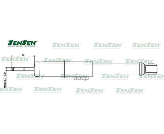 Купить АМОРТИЗАТОР DAEWOO NEXIAESPEROCHEVROLET LANOS ЗАД.ГАЗ. SENSEN 3212-0313