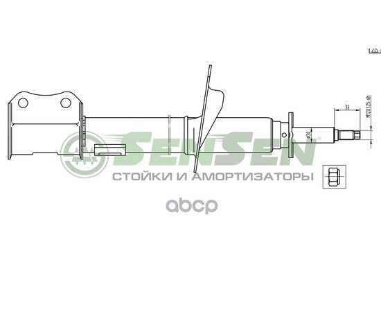 Купить АМОРТИЗАТОР ЗАД. ПРАВ CHEVROLET LACETTI J200 SENSEN 4213-0236