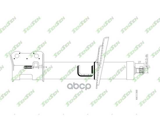 Купить АМОРТИЗАТОР ПЕРЕДНИЙ МОСТ СПРАВА OPEL, ASTRA , ZAFIRA B (A05), ZAFIRA , ZAFIRA C (P12)1,22,2(1,7 SENSEN 4214-0527