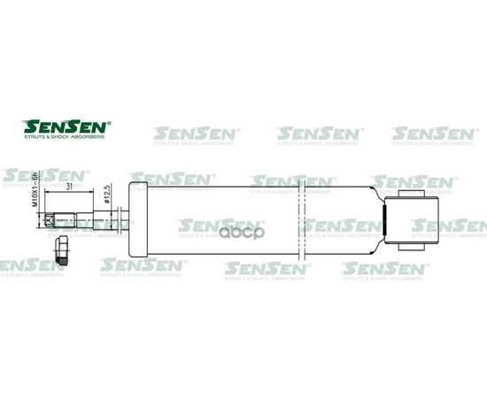 Купить АМОРТИЗАТОР ЗАДН. SKODA YETI VOLKSWAGEN JETTA VI (162) SENSEN 32130542