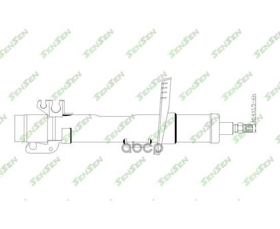 Купить СТОЙКА АМОРТИЗАТОРА VW POLO SEDAN RUS, POLO ХЭТЧ. 09, AUDI A1 10, SEAT IBICA 08 ПЕРЕДНЯЯ ГМАС SENSEN 4214-1695