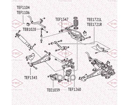 Купить ТЯГА СТАБИЛИЗАТОРА ЗАДНЯЯ L/R TATSUMI TEB1028