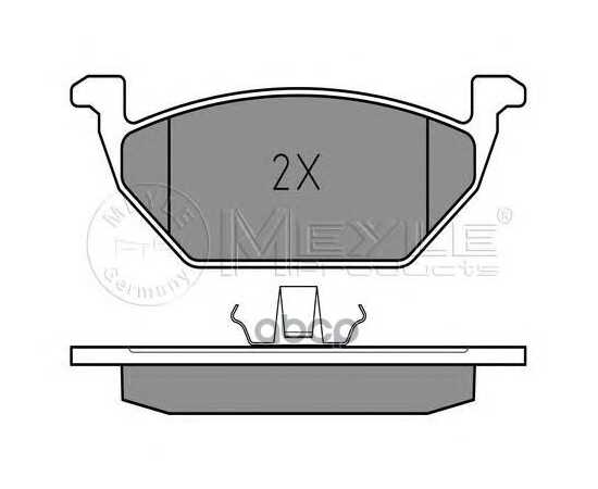 Купить КОЛОДКИ ПЕРЕДНИЕ (С ДАТЧИКОМ) VAG A3/OCTAVIA/YETI/GOLF V/VI/CADDY III ALL 04- MEYLE 025 231 3119/W