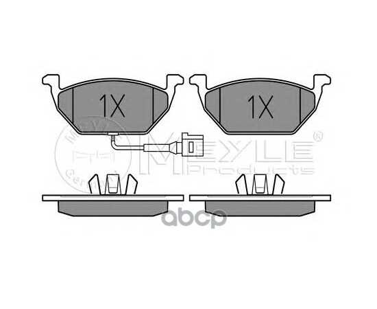 Купить КОЛОДКИ ПЕРЕДНИЕ (С ДАТЧИКОМ) VAG A3/OCTAVIA/YETI/GOLF V/VI/CADDY III ALL 04- MEYLE 025 231 3119/W