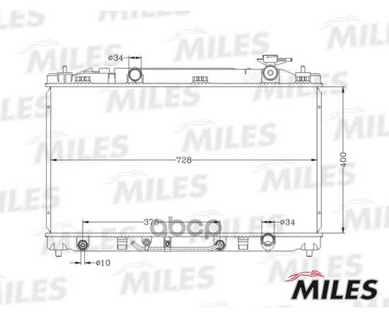 Купить РАДИАТОР (ПАЯНЫЙ) TOYOTA CAMRY 2.4 A/T 06-11 (NISSENS 646844) ACRB355