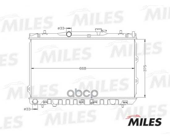 Купить РАДИАТОР (ПАЯНЫЙ) KIA CERATO 1.6/2.0 04-) (NISSENS 66648) ACRB055