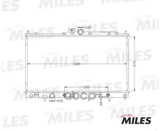 Купить РАДИАТОР (ПАЯНЫЙ) MITSUBISHI LANCER 1.3-2.0 03-) (NISSENS 62894) ACRB018