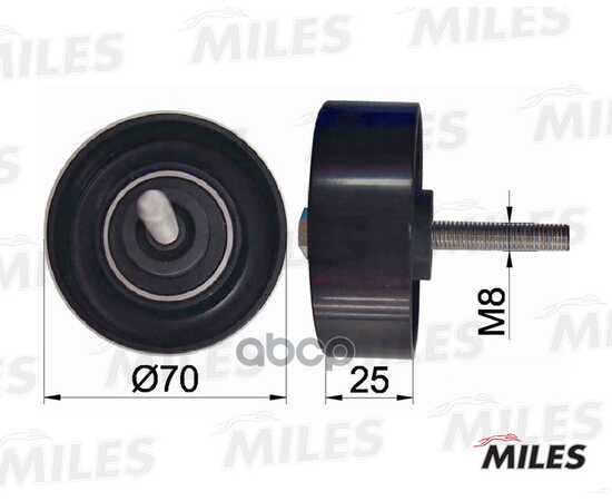 Купить РОЛИК РЕМНЯ ПРИВОДНОГО MAZDA 3/6/CX-7 1.8-2.5 02- (INA 532054110) AG03059