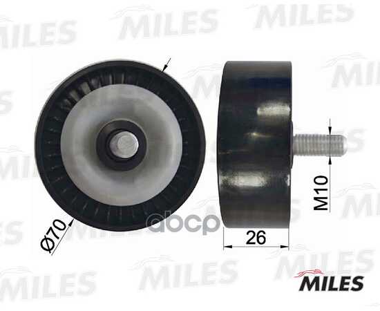 Купить РОЛИК РЕМНЯ ПРИВОДНОГО BMW E46/E81/E90/E83 1.6-2.0 N42/N46 (INA 532047510) AG03075