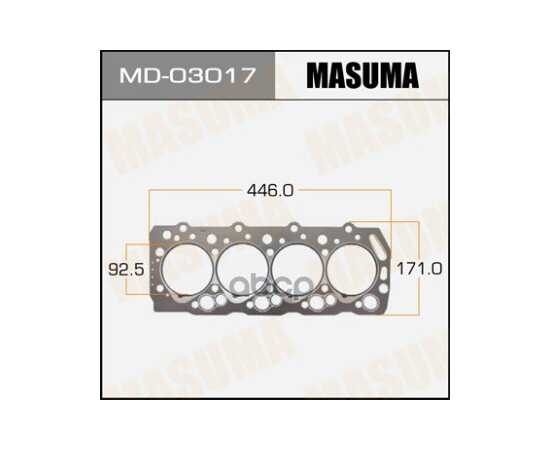 Купить ПРОКЛАДКА ГБЦ MITSUBISHI CHALLENGER MASUMA MD-03017