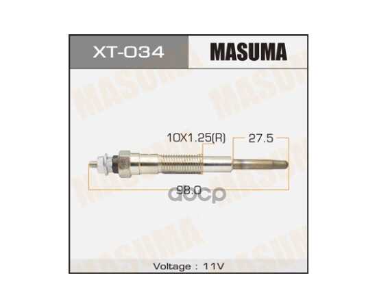 Купить СВЕЧА НАКАЛИВАНИЯ TOYOTA CHASER MASUMA XT-034