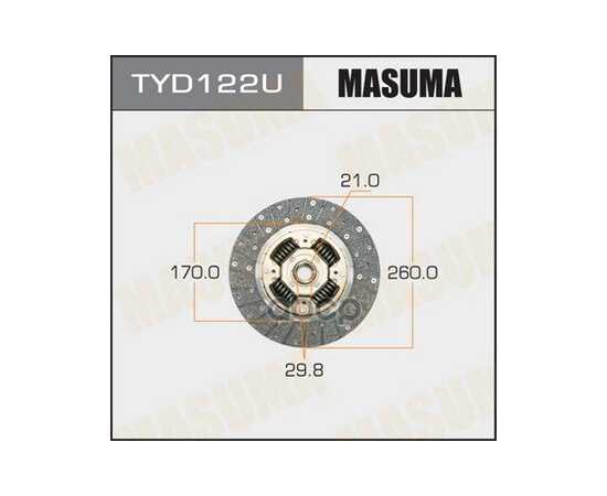 Купить ДИСК СЦЕПЛЕНИЯ TOYOTA HIACE MASUMA TYD122U