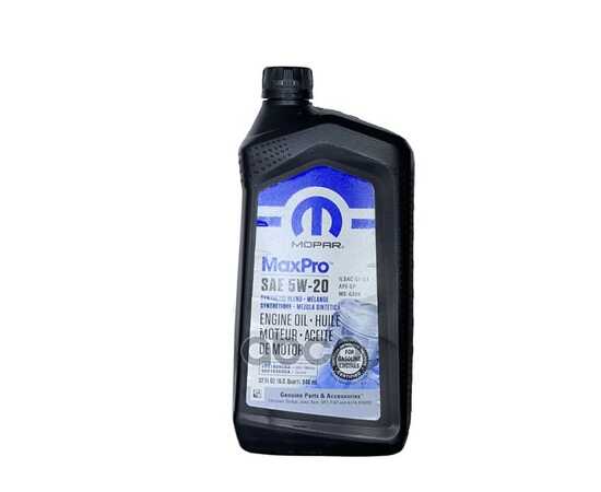 Купить МАСЛО МОТОРНОЕ MOPAR SN 5W-20 0,946 Л 68518202AA