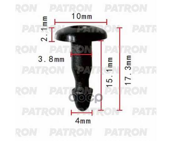 Купить КЛИПСА ПЛАСТМАССОВАЯ INFINITI, NISSAN ПРИМЕНЯЕМОСТЬ: РЕШЕТКИ PATRON P37-0446