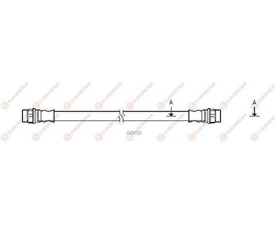 Купить ШЛАНГ ТОРМОЗНОЙ PSA BERLINGO/PARTNER 96 280ММ ЗАДН. 1623256280