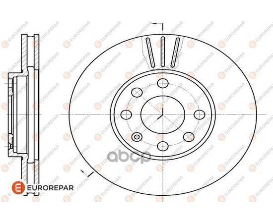 Купить КОМПЛЕКТ ТОРМОЗНЫХ ДИСКОВ 2ШТ OPEL ASTRA G 1.2-2.0 98-05 ПЕРЕДН. D 256ММ. 1618885080