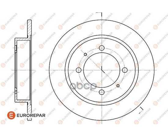 Купить КОМПЛЕКТ ТОРМОЗНЫХ ДИСКОВ 2ШТ MITSUBISHI СARISMA 9503 R14/VOLVO S40/V40 9503 ЗАДН. 1618878880