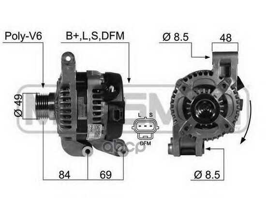 Купить ГЕНЕРАТОР FORD FOCUS II 1.8/2.0 210438