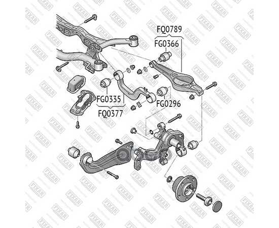 Купить САЙЛЕНТБЛОК РЫЧАГА SKODA OCTAVIA 04- FG0335