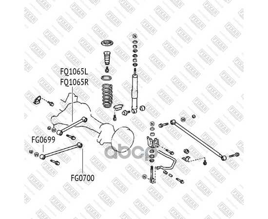 Купить САЙЛЕНТБЛОК ЗАДНЕГО ПРОДОЛЬНОГО РЫЧАГА TOYOTA LAND CRUISER 100 98->LEXUS LX470 98-> FIXAR FG0700