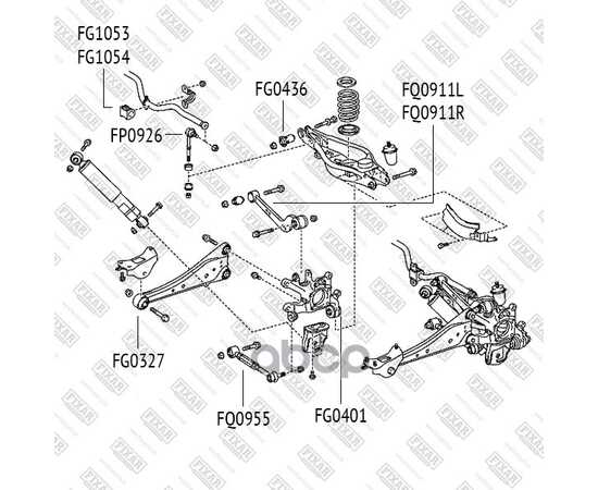 Купить ТЯГА СТАБИЛИЗАТОРА ЗАДНЯЯ ЛЕВАЯ/ПРАВАЯ TOYOTA RAV4 06- FP0926