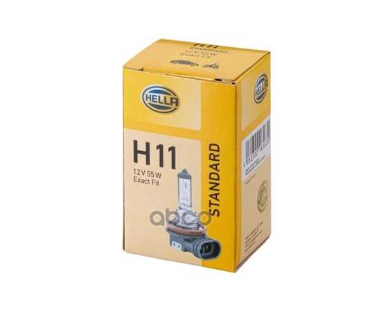 Купить ЛАМПА 12V H11 55W HELLA 1 ШТ. КАРТОН 8GH008358-121