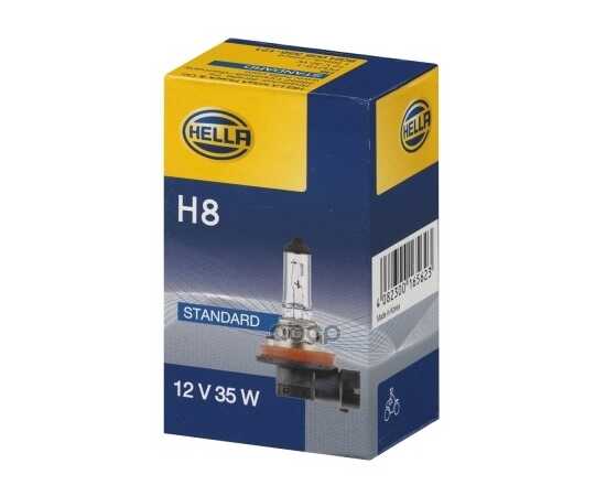 Купить ЛАМПА 12V H8 35W HELLA 1 ШТ. КАРТОН 8GH008356-121