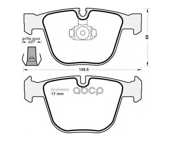 Купить ТОРМОЗНЫЕ КОЛОДКИ ЗД X5M X6M BMW 34 21 6 794 879