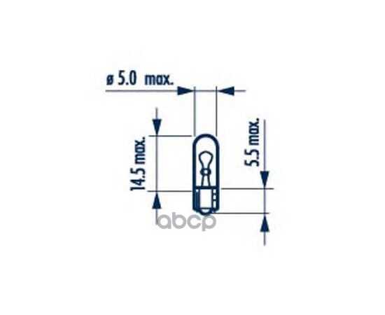 Купить ЛАМПА 12V W1,2W 1,2W NARVA STANDARD 1 ШТ. КАРТОН 17037