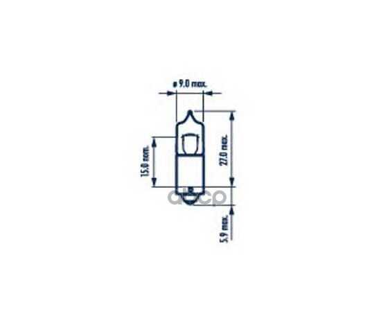 Купить ЛАМПА H20W 12V 20W BA9S NVA CP (10) STANDARD 17835