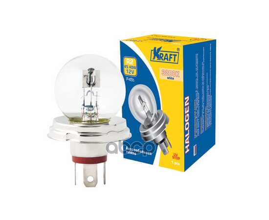 Купить ЛАМПА 12V R2 45/40W PX29T KRAFT 1 ШТ. КАРТОН KT700027