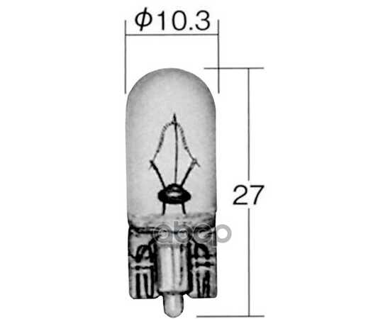 Купить ЛАМПА 12V W5W 5W W2,1X9,5D MITSUBISHI 1 ШТ. MS820090