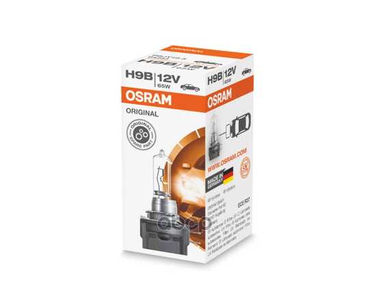 Купить ЛАМПА 12V H9B 65W PGJY19-5 OSRAM ORIGINAL LINE 1 ШТ. 64243