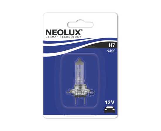 Купить ЛАМПА 12V H7 55W PX26D NEOLUX STANDART 1 ШТ. БЛИСТЕР N499-01B