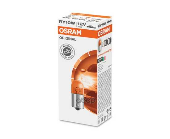 Купить ЛАМПА 12V RY10W 10W BAU15S OSRAM ORIGINAL LINE 1 ШТ. КАРТОН 5009