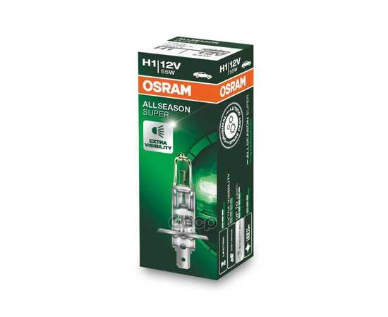 Купить ЛАМПА 12V H1 55W OSRAM ALLSEASON 1 ШТ. КАРТОН 64150ALS