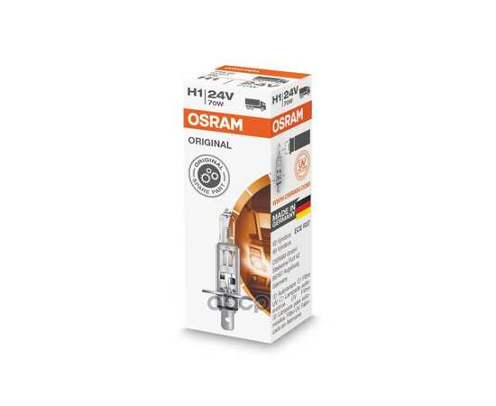 Купить ЛАМПА 24V H1 70W OSRAM ORIGINAL LINE 1 ШТ. КАРТОН 64155