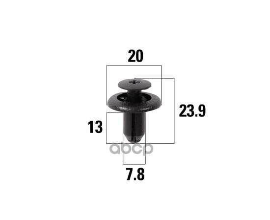 Купить КЛИПСЫ АВТОМОБИЛЬНЫЕ TOYOTA CAMRY, COROLLA/NISSAN TEANA, PRIMERA OBER KRAFT KT106213