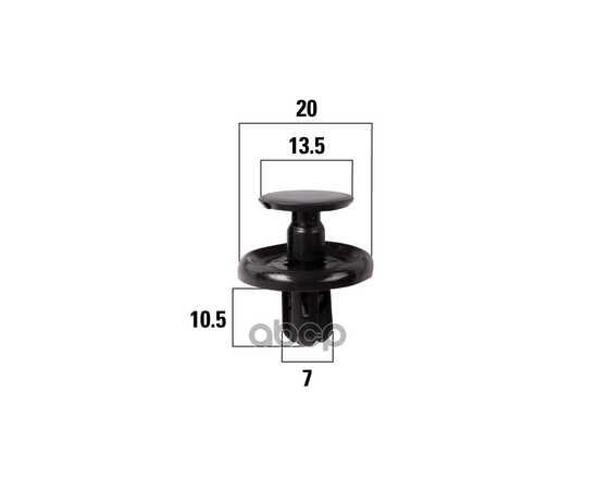 Купить КЛИПСА УНИВЕРС. TOYOTA AVENSIS, CAMRY, COROLLA/LEXUS RX350, RX300, KRAFT KT106214