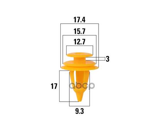 Купить КЛИПСА УНИВЕРС. TOYOTA CALDINA, COROLLA KRAFT KT106338