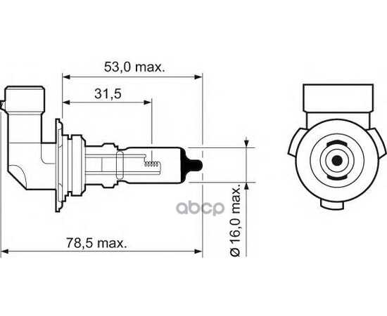 Купить ЛАМПА 12V HB4/9006 55W P22D VALEO BLUE EFFECT 1 ШТ. КАРТОН 032529