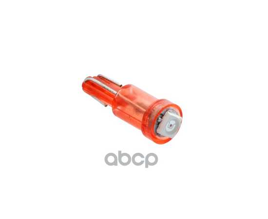 Купить ЛАМПА СВЕТОДИОДНАЯ 12V T5W 1,2W W2X4,6D МАЯК RED 1 ШТ. КАРТОН 12T5-R1SMD