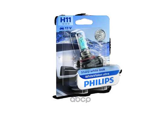 Купить ЛАМПА H11 12362 WHITEVISION ULTRA 12362WVUB1 PHILIPS 12362WVUB1